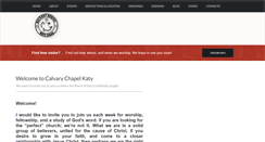 Desktop Screenshot of calvarykaty.org