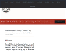 Tablet Screenshot of calvarykaty.org